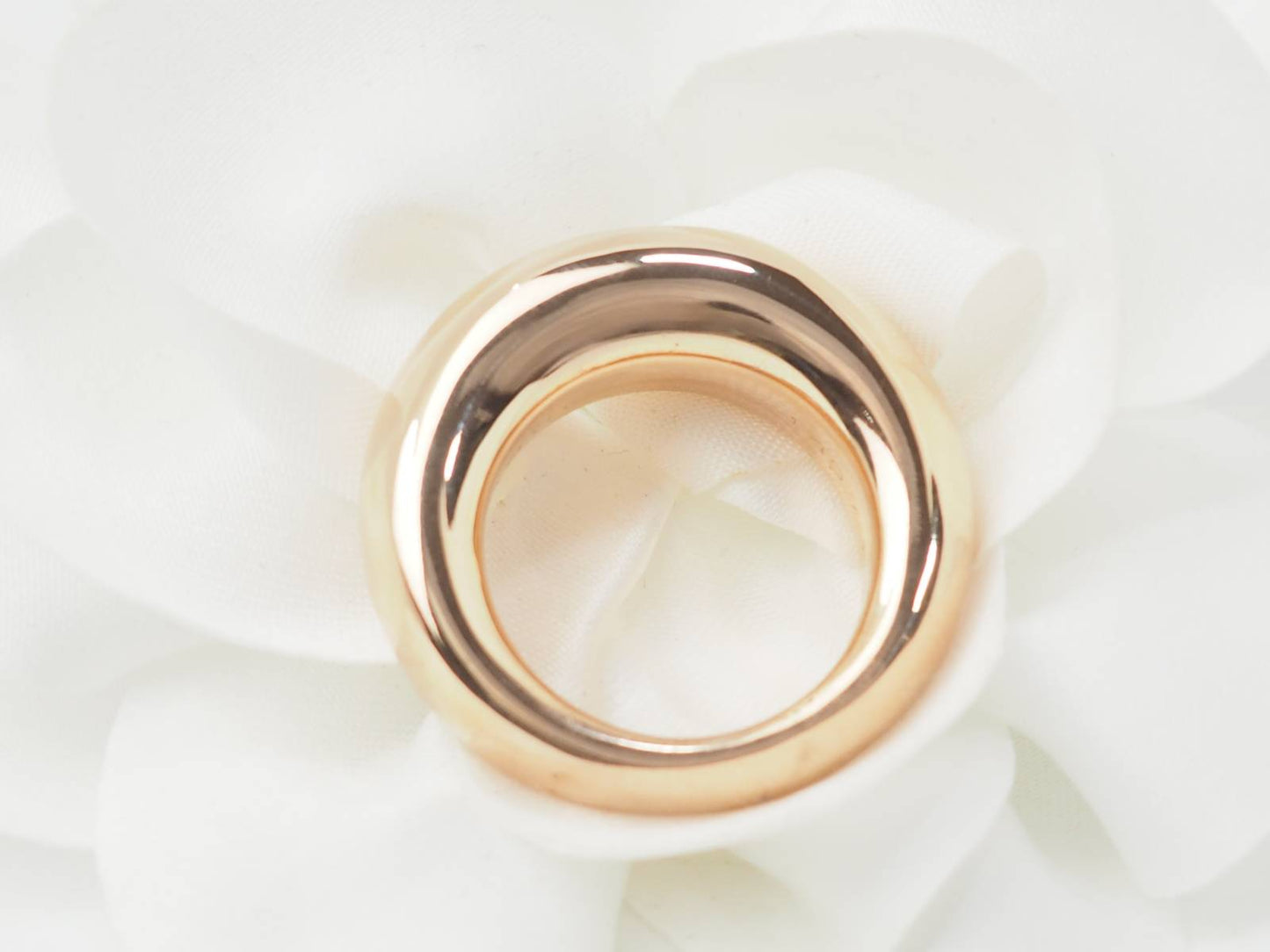 Bague Chaumet Jonc d'occasion en or rose