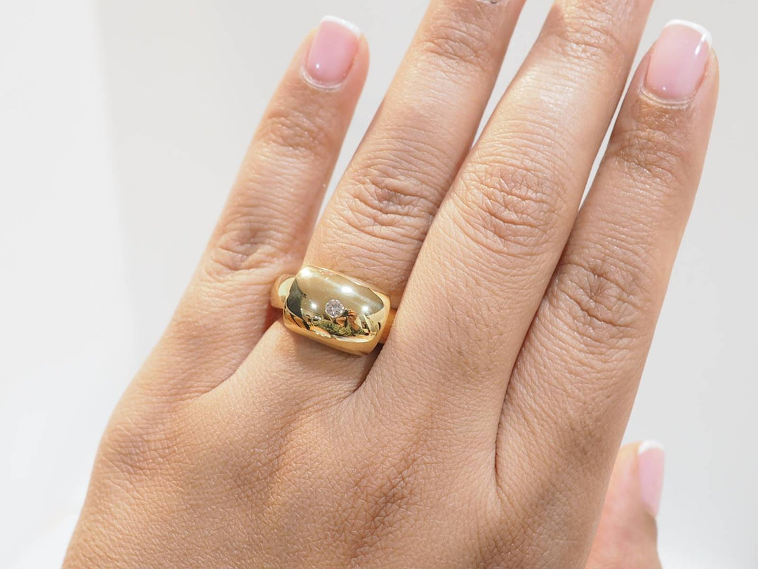 Bague Piaget en or jaune et diamant