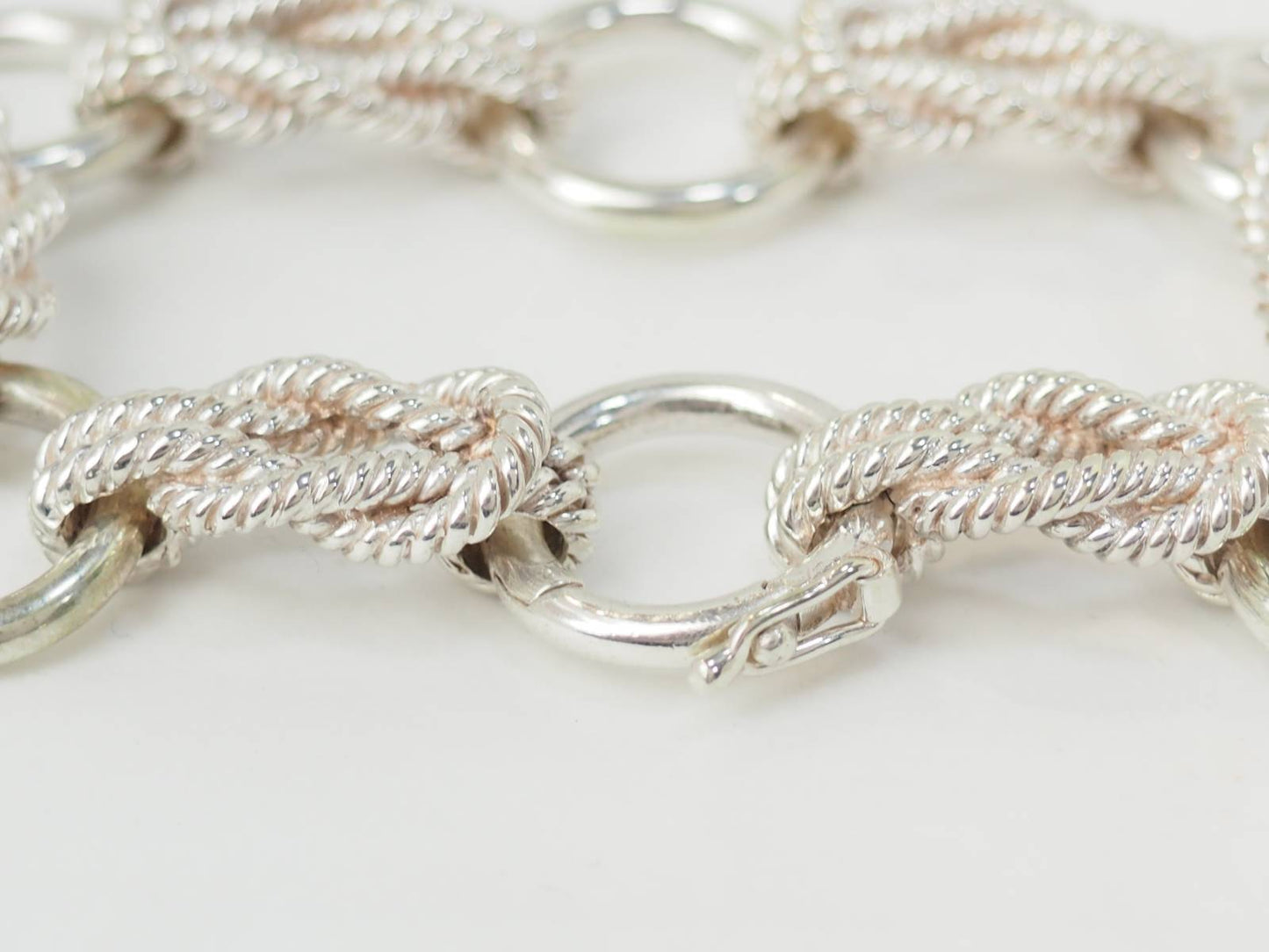 Bracelet Hermès "Audierne" en argent