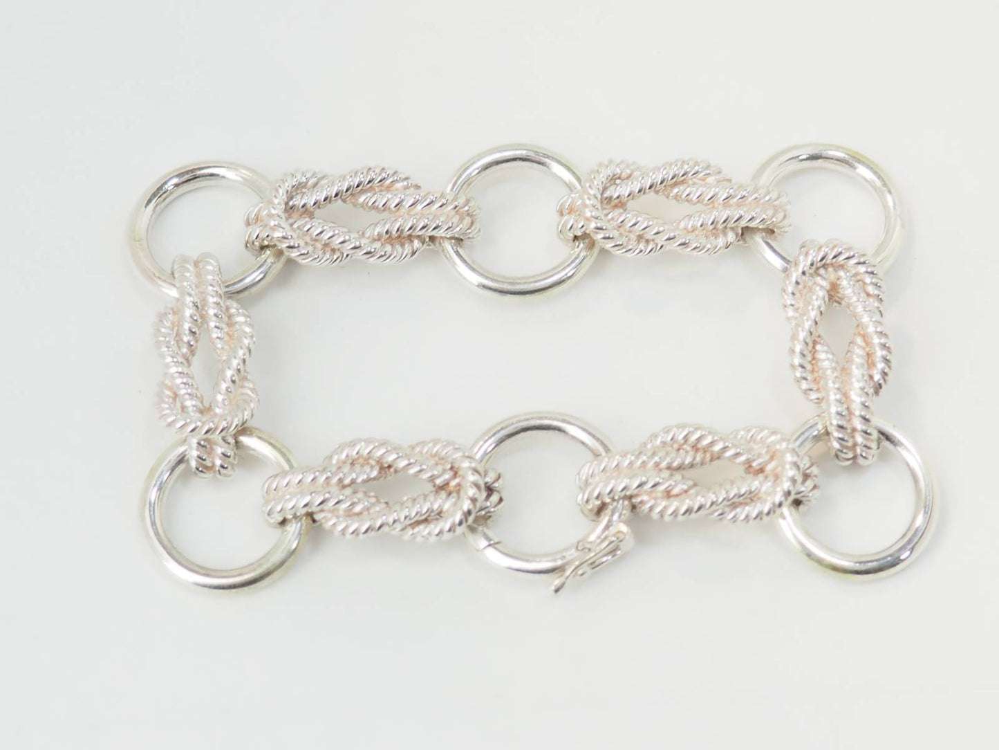 Bracelet Hermès "Audierne" en argent