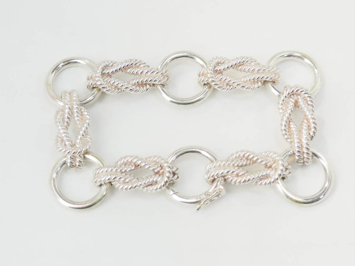 Bracelet Hermès "Audierne" en argent