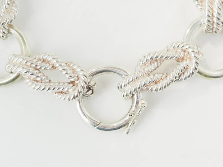 Bracelet Hermès "Audierne" en argent