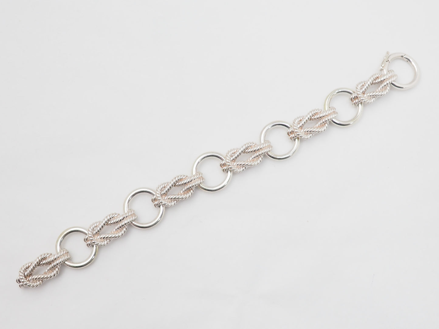 Bracelet Hermès "Audierne" en argent