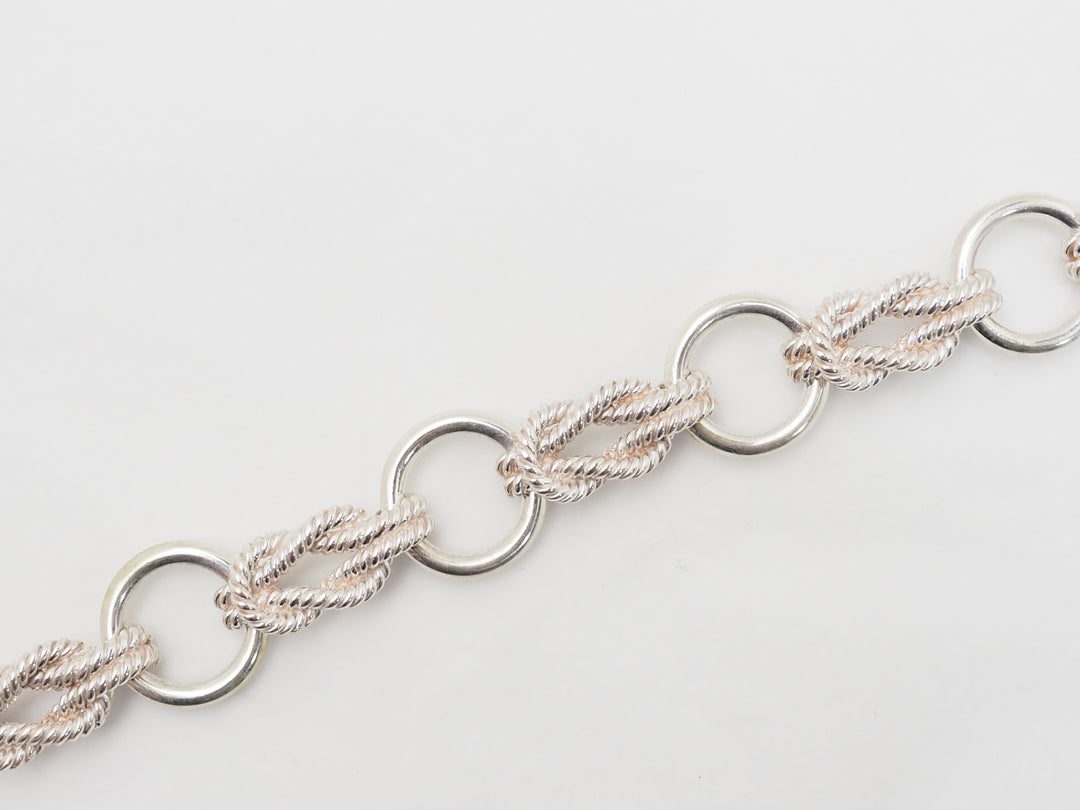 Bracelet Hermès "Audierne" en argent