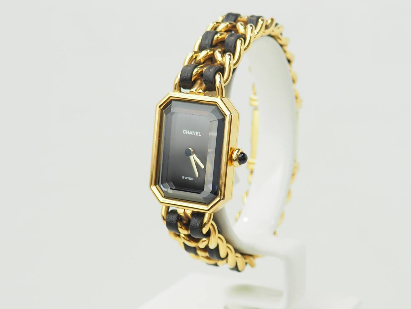 Montre Chanel Première taille M en plaqué or