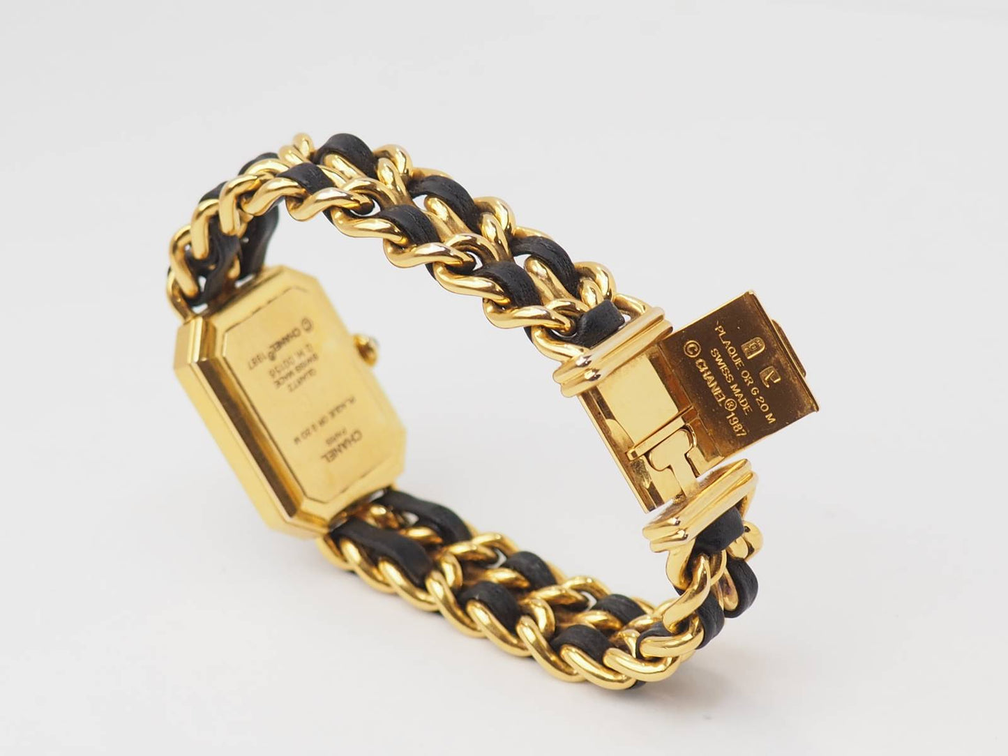 Montre Chanel Première taille M en plaqué or