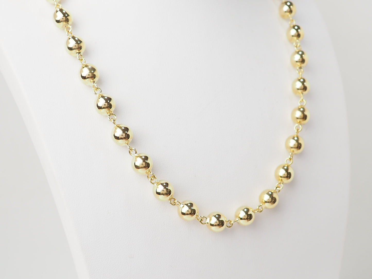 Collier Marseillais boules en or jaune