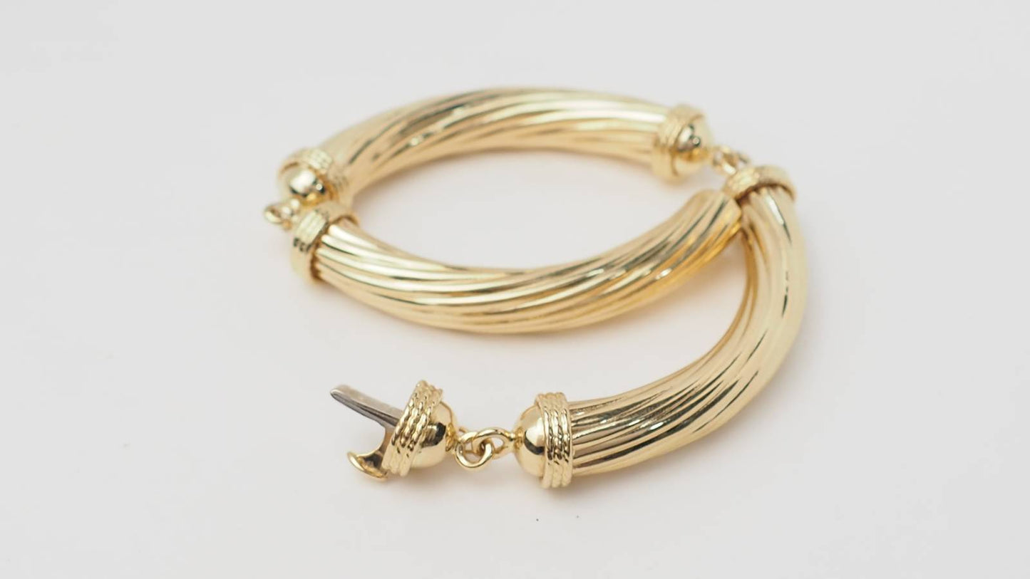 Bracelet articulé en or jaune 18kt