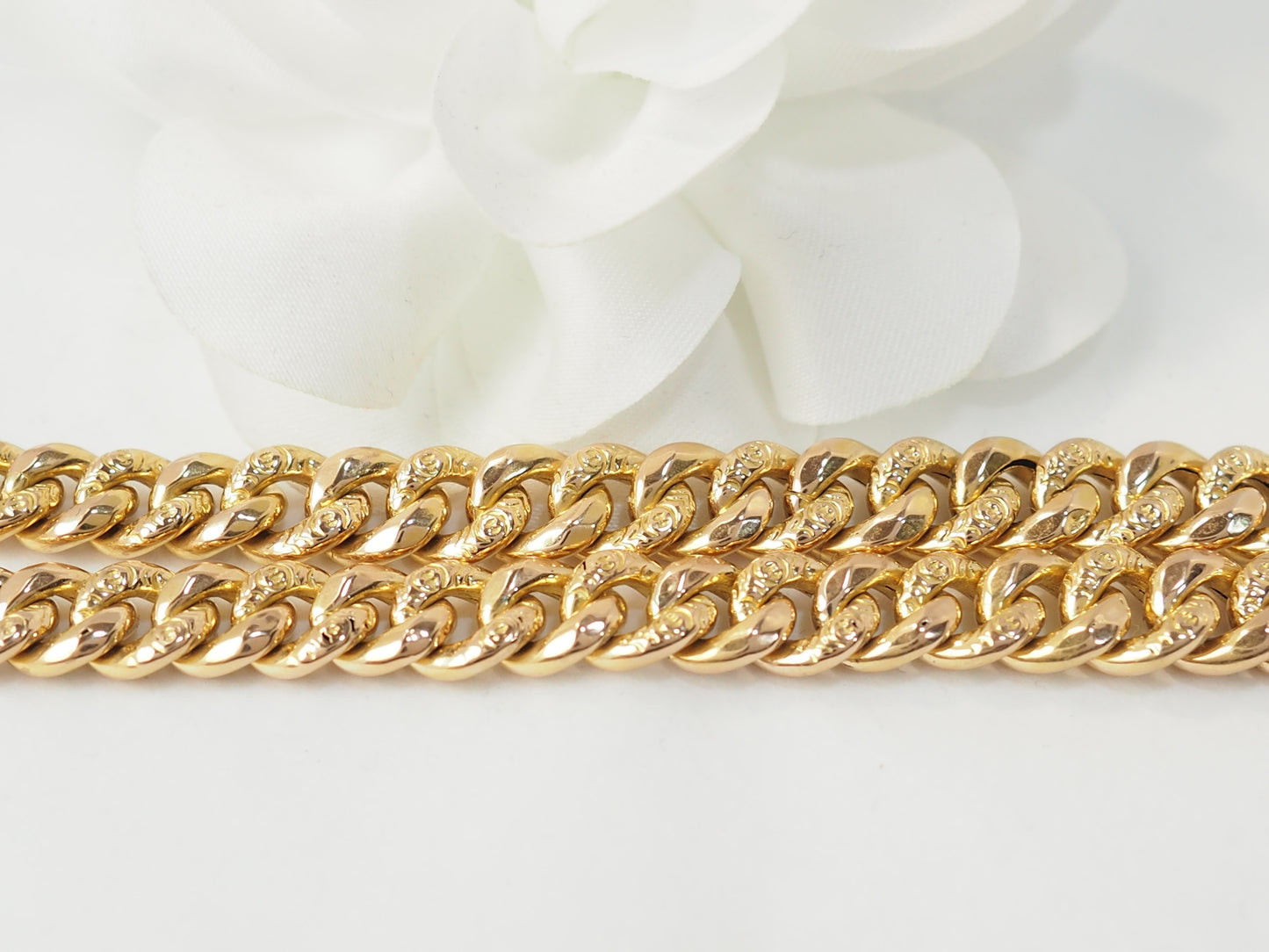 Collier maille gourmette en or jaune