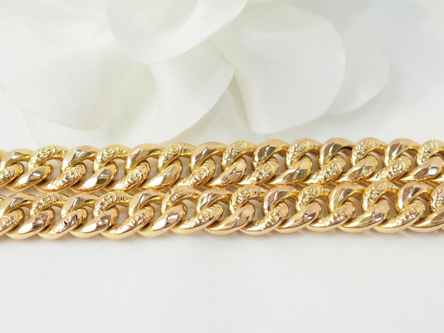 Collier maille gourmette en or jaune