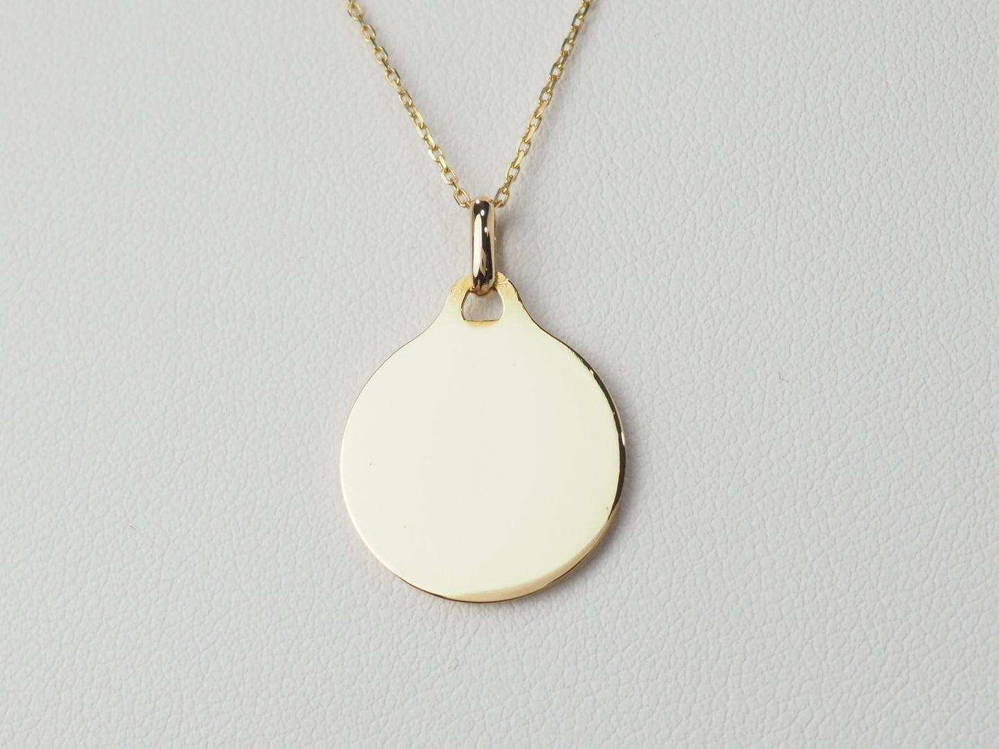 Pendentif médaille d'amour Augis en or jaune