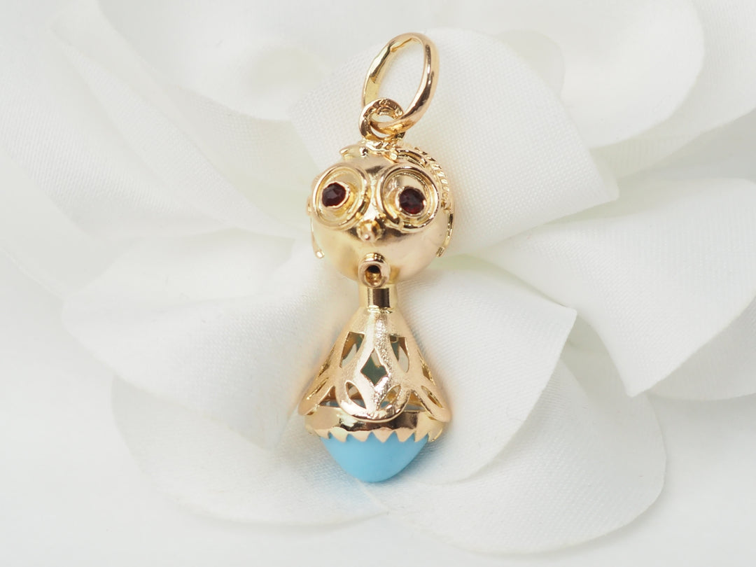 Pendentif breloque figurine en or jaune