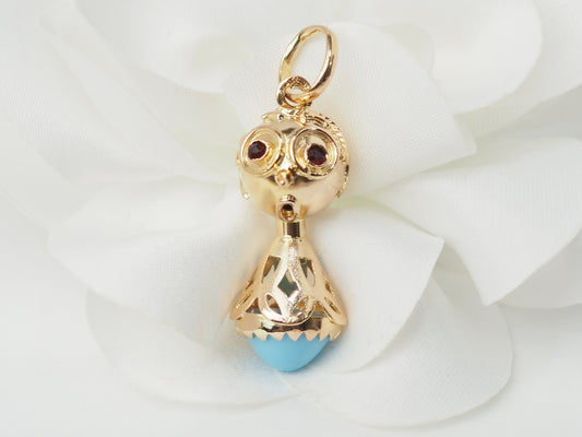 Pendentif breloque figurine en or jaune