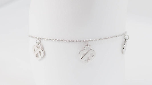 Bracelet Poiray Coeur Entrelacé en or blanc