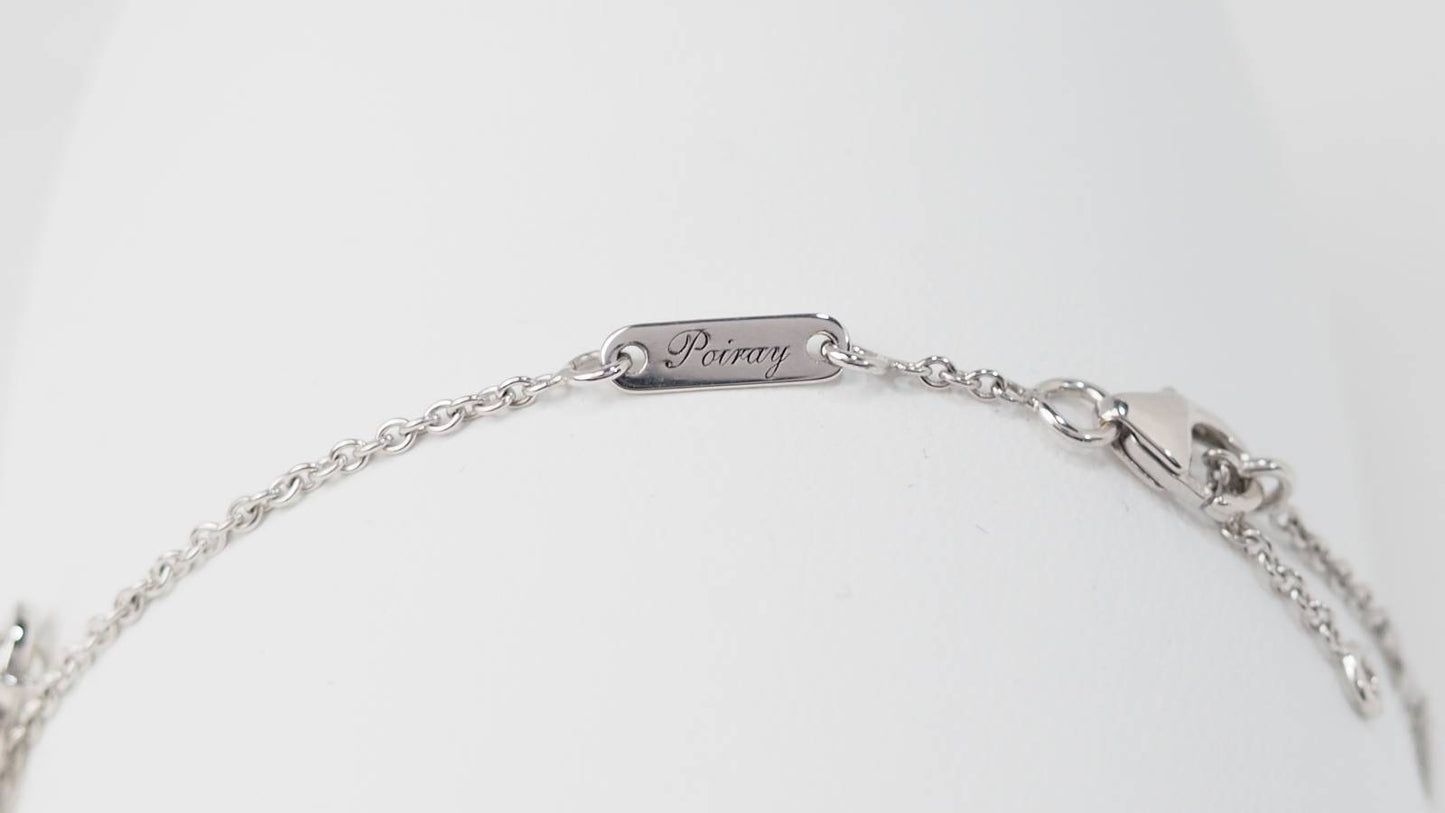 Bracelet Poiray Coeur Entrelacé en or blanc