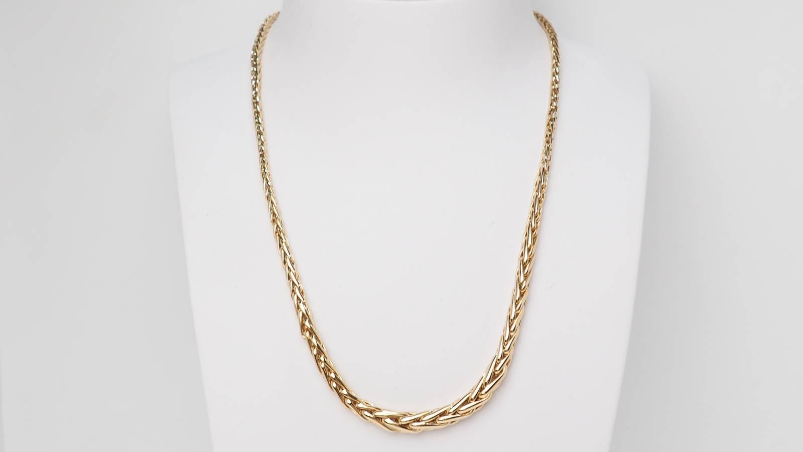 Collier maille palmier
