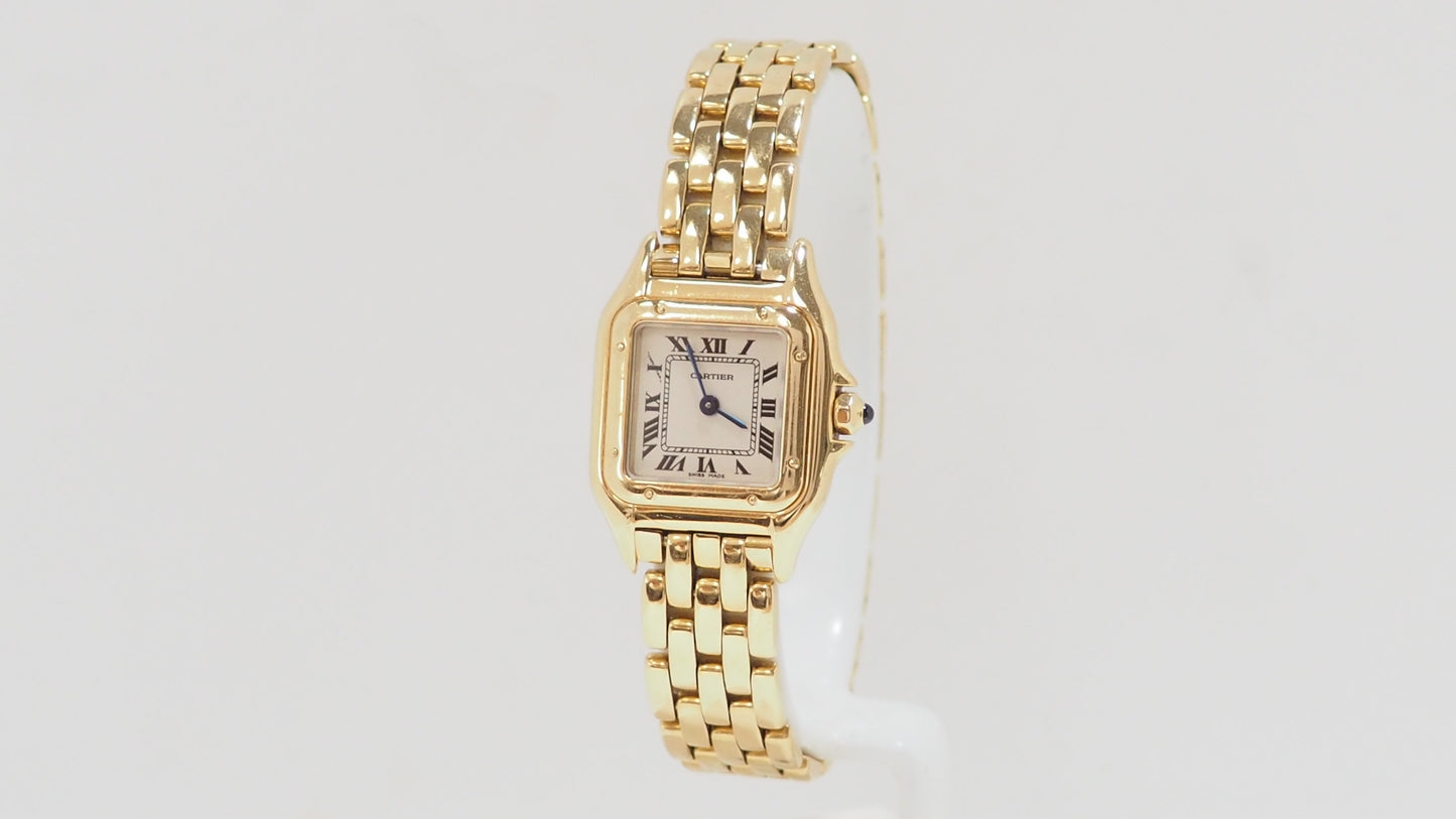 Montre Cartier Panthère en or jaune