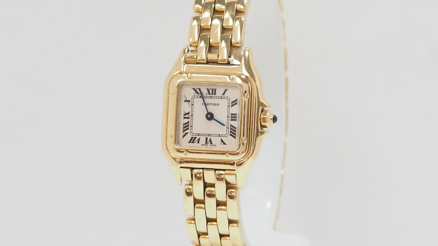 Montre Cartier Panthère en or jaune