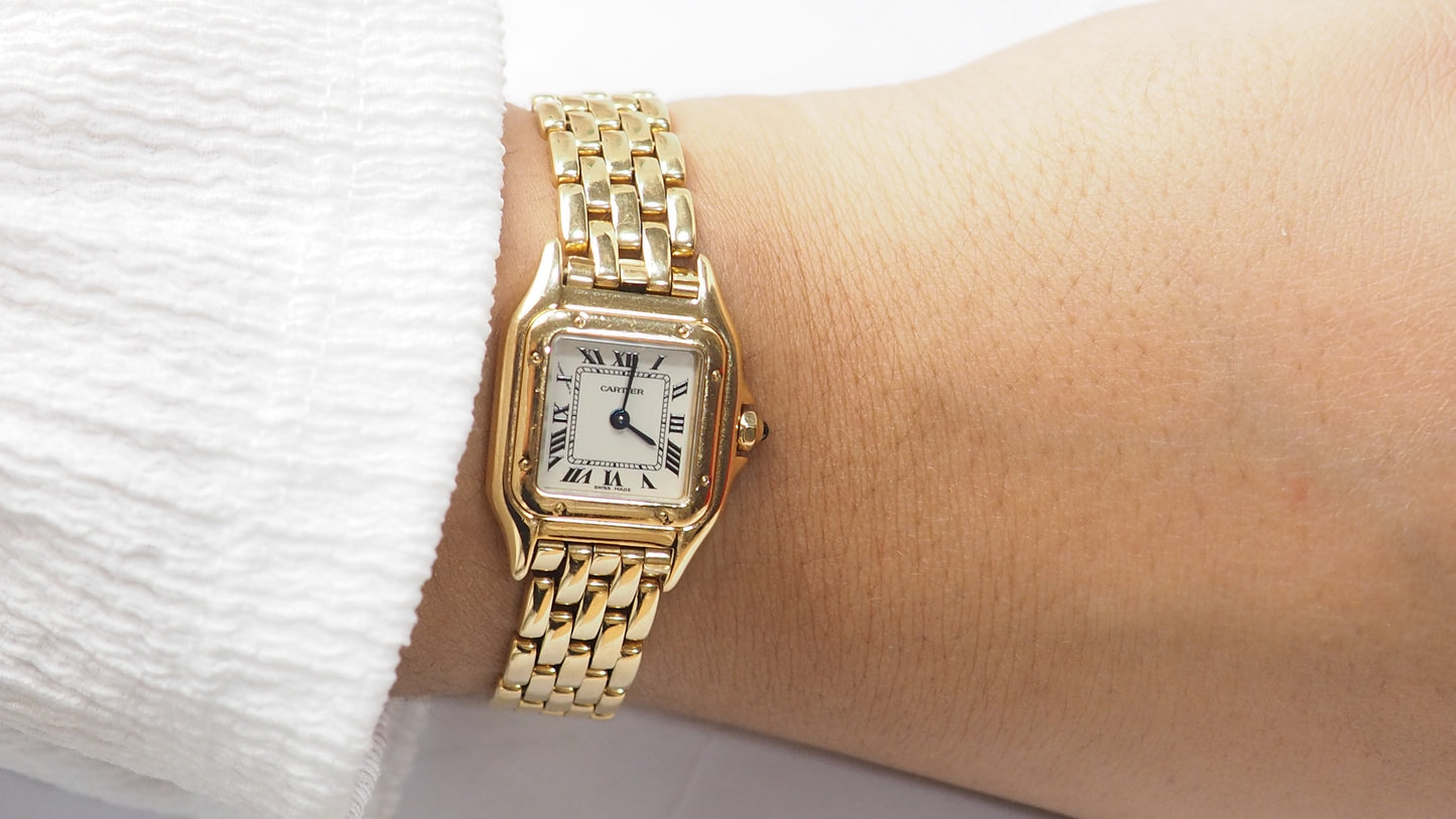 Montre Cartier Panthère en or jaune