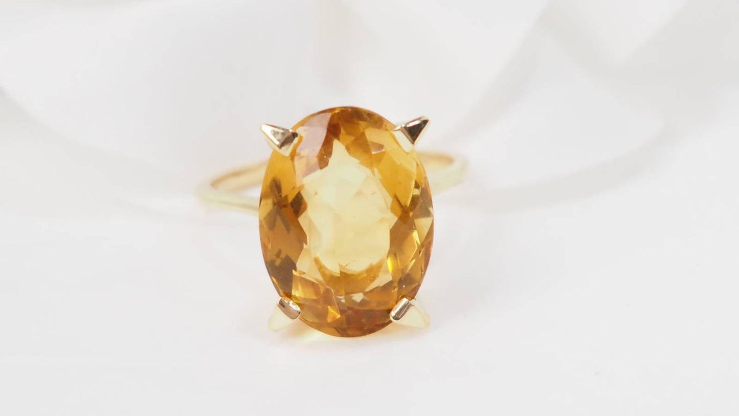 Bague citrine