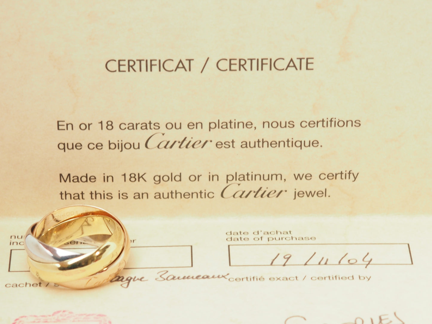 Bague Trinity XL de Cartier
