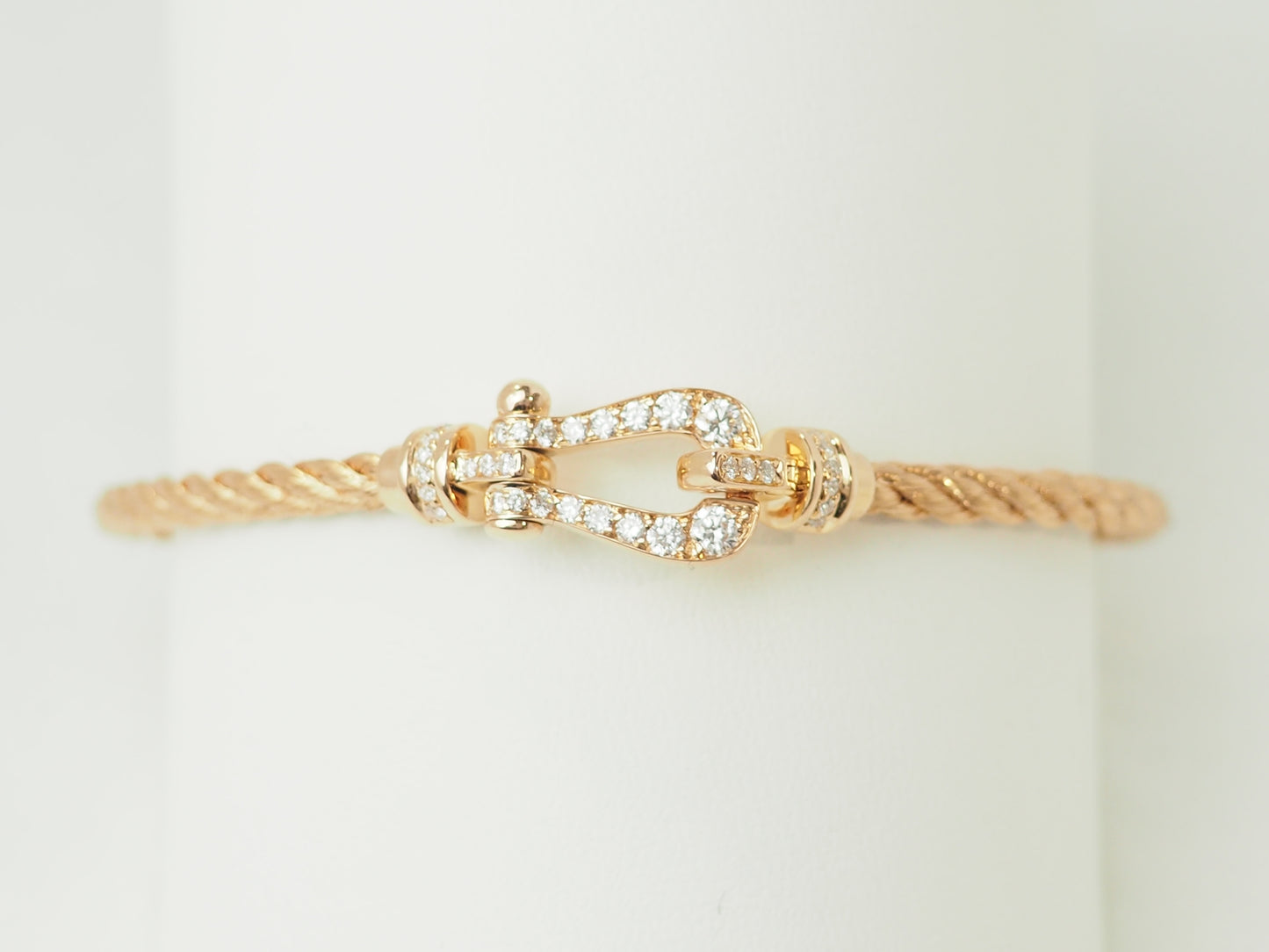 Bracelet Fred mini force 10 en or rose et diamants