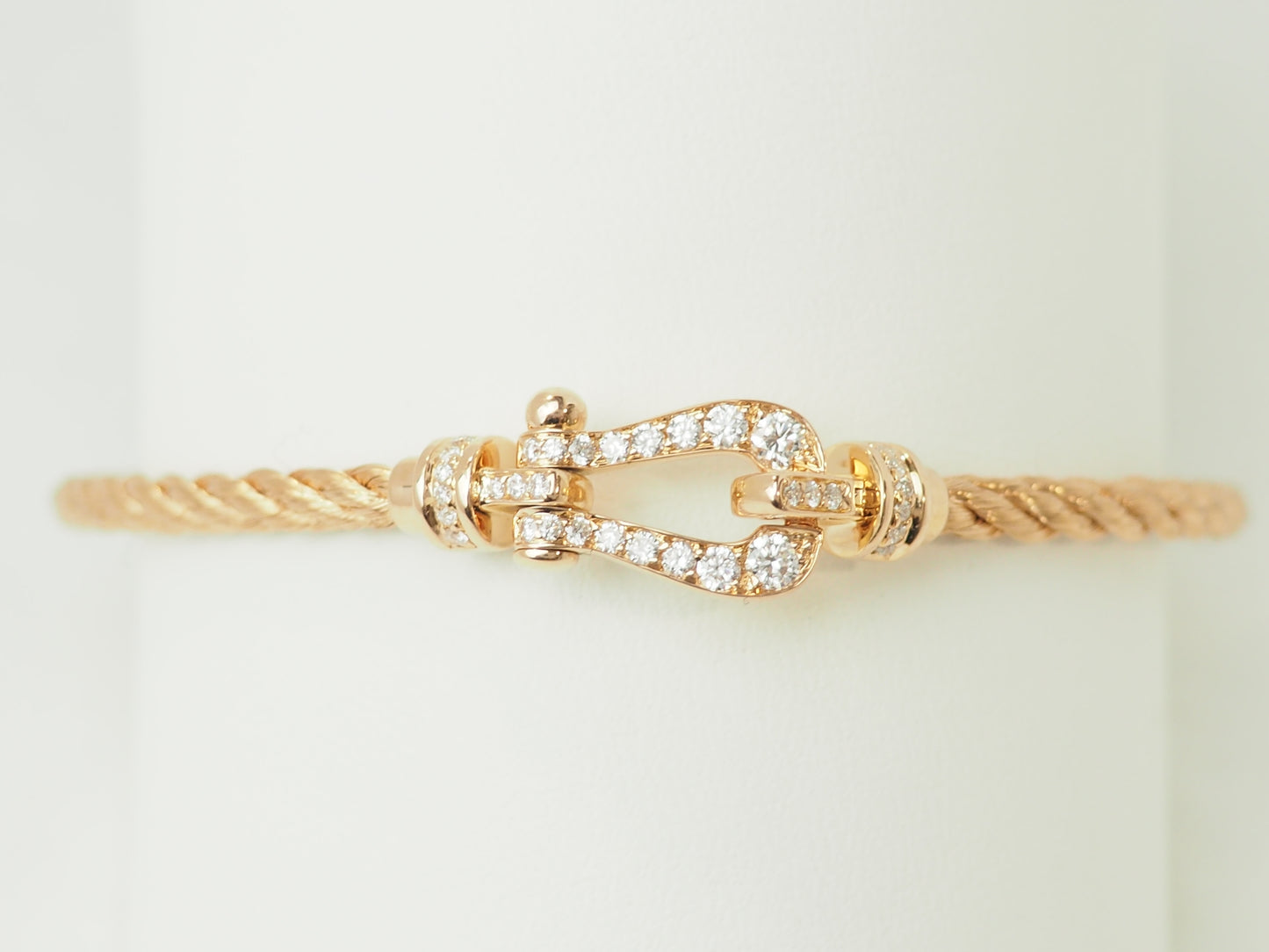 Bracelet Fred mini force 10 en or rose et diamants