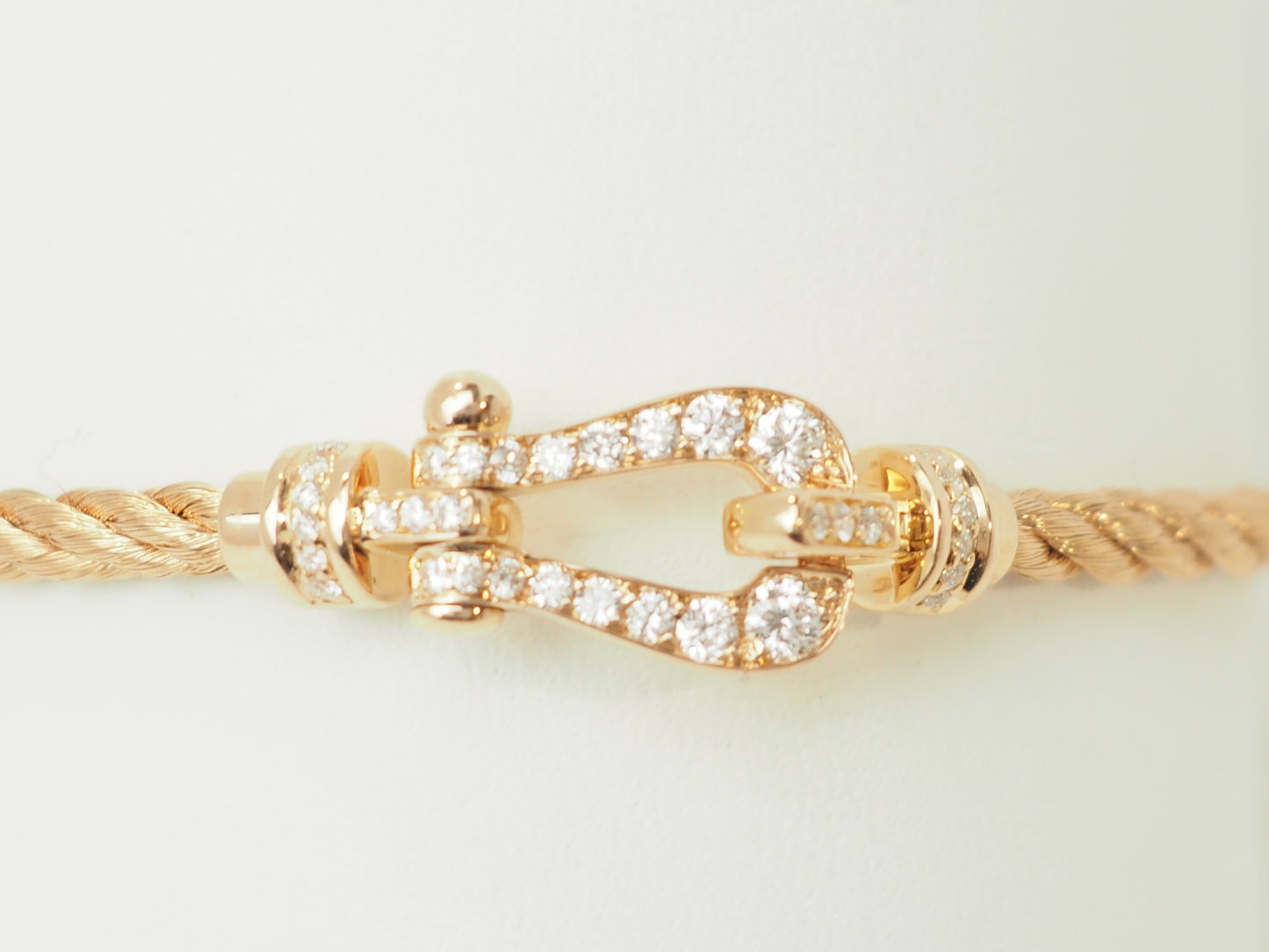 Bracelet Fred mini force 10 en or rose et diamants