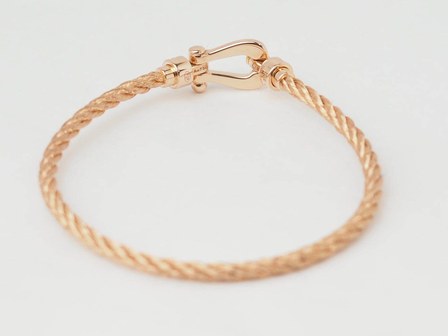 Bracelet Fred mini force 10 en or rose et diamants