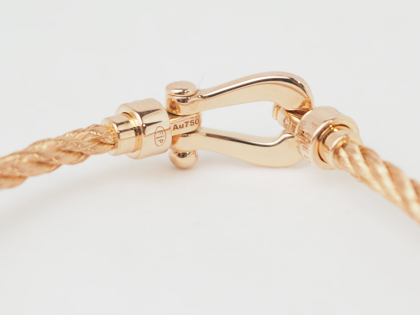 Bracelet Fred mini force 10 en or rose et diamants