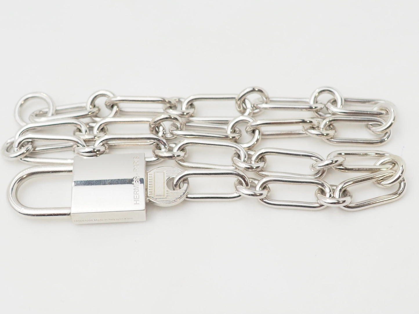 Bracelet Hermès AlphaKelly GM en argent