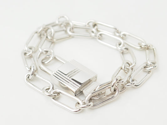 Bracelet Hermès AlphaKelly GM en argent