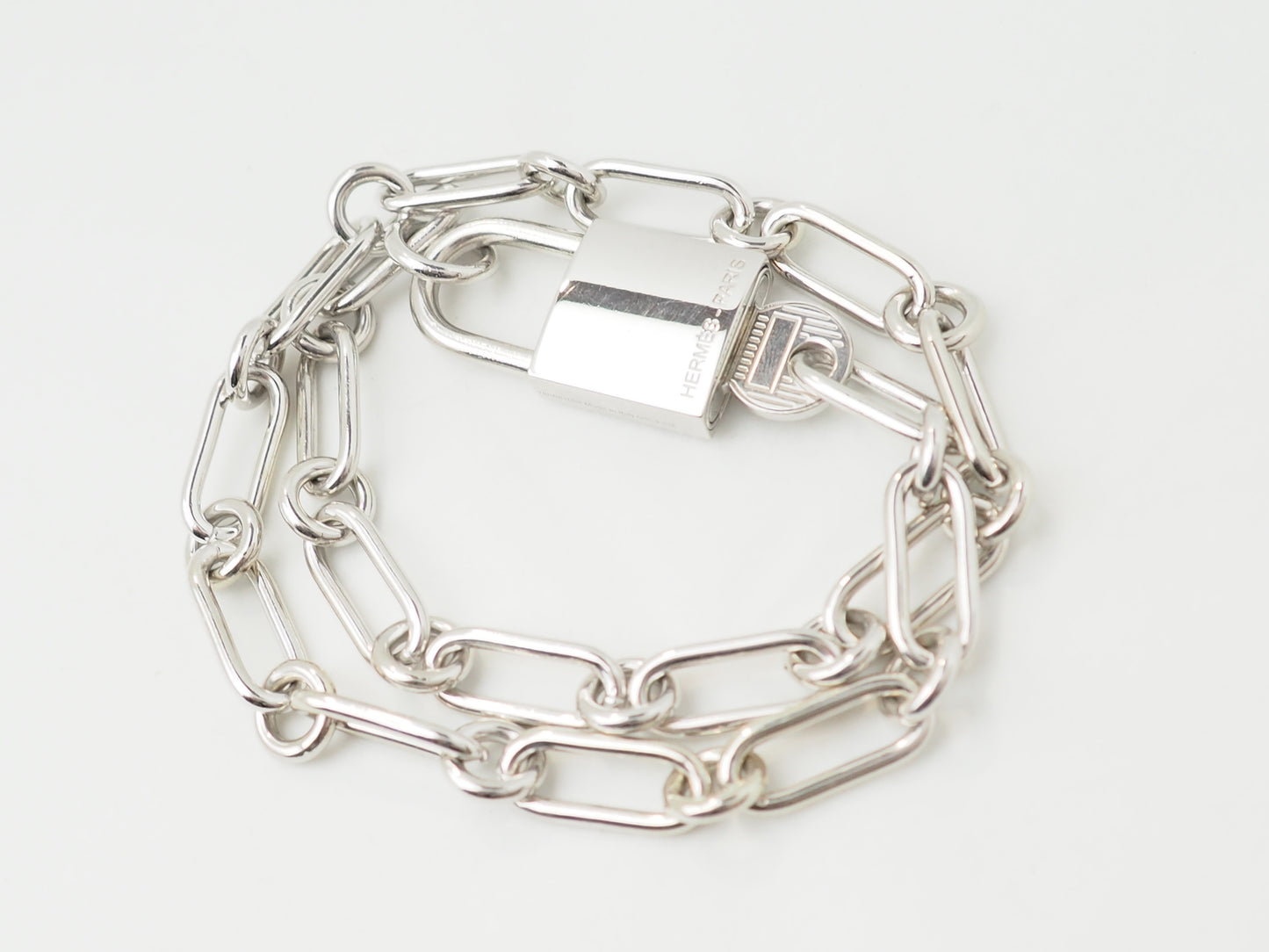 Bracelet Hermès AlphaKelly GM en argent