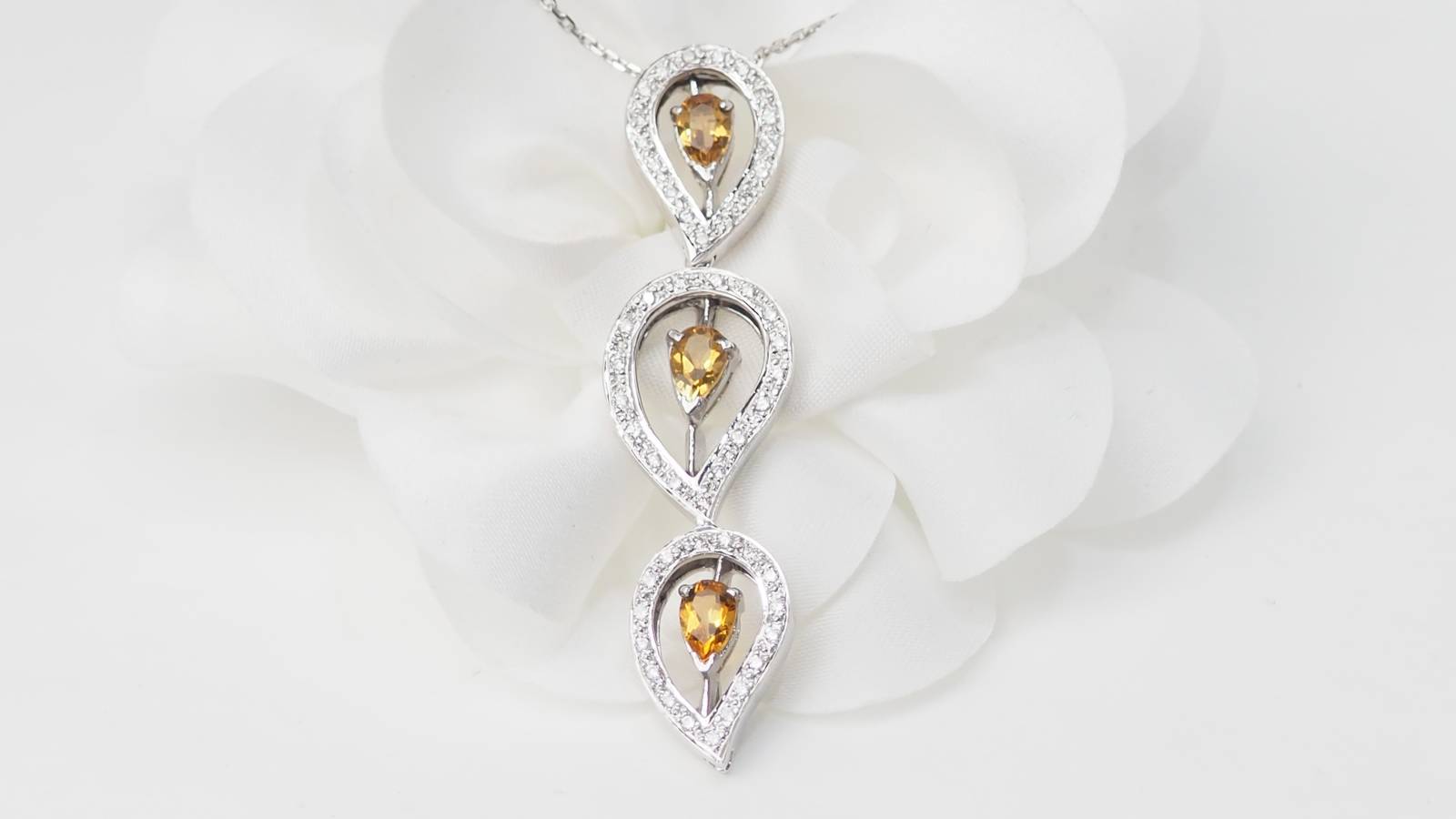Collier en citrine 