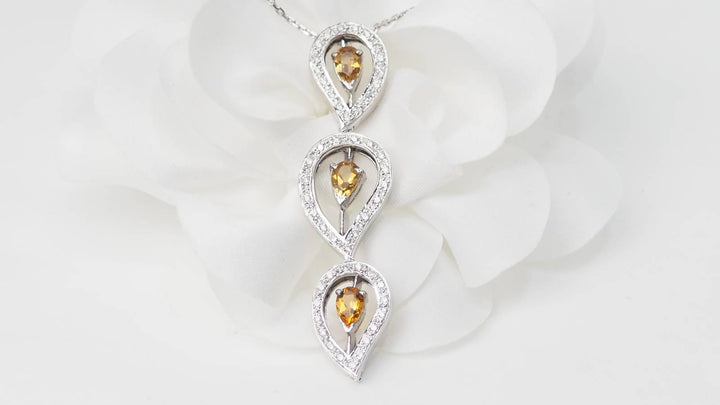 Collier en citrine 