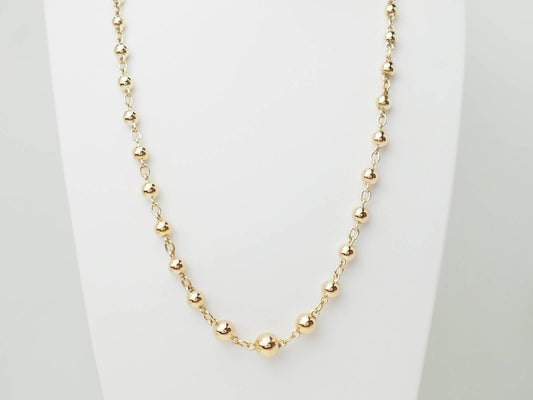 Collier Marseillais en or rose vintage