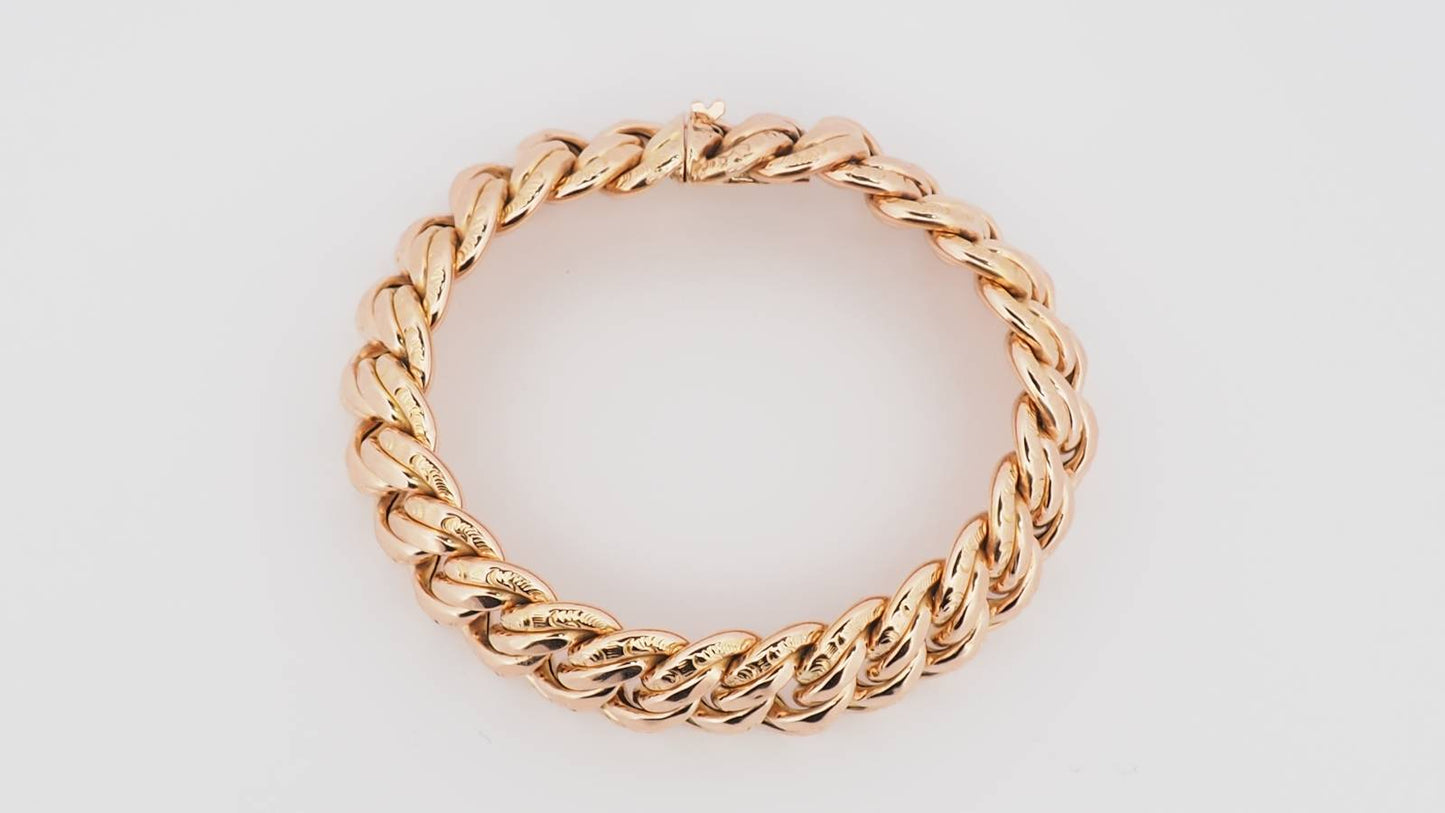 Braclet maille américaine d'occasion