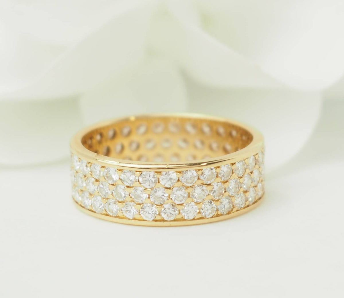 bague pavée diamant occasion