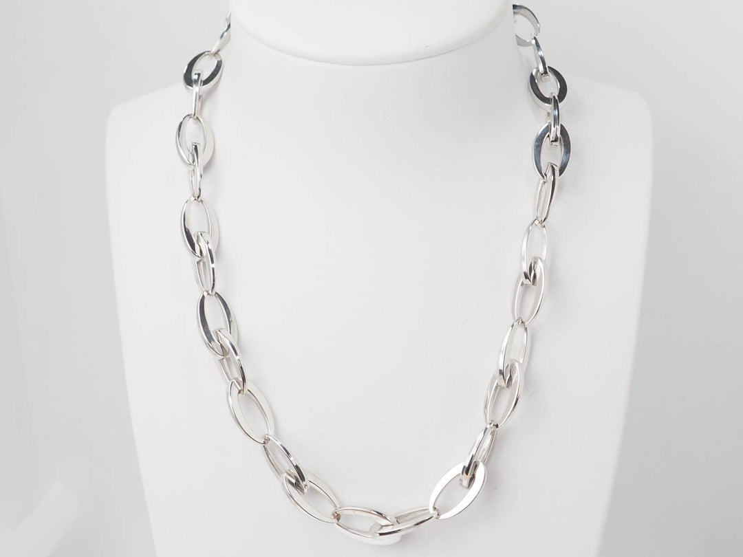 Collier maille ovale 