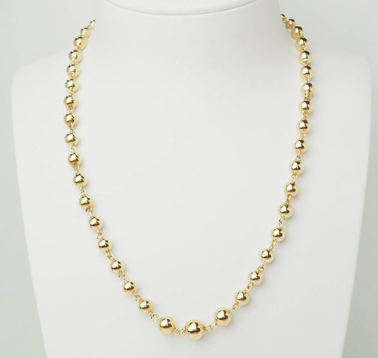 Collier boules Marseillais en en or rose