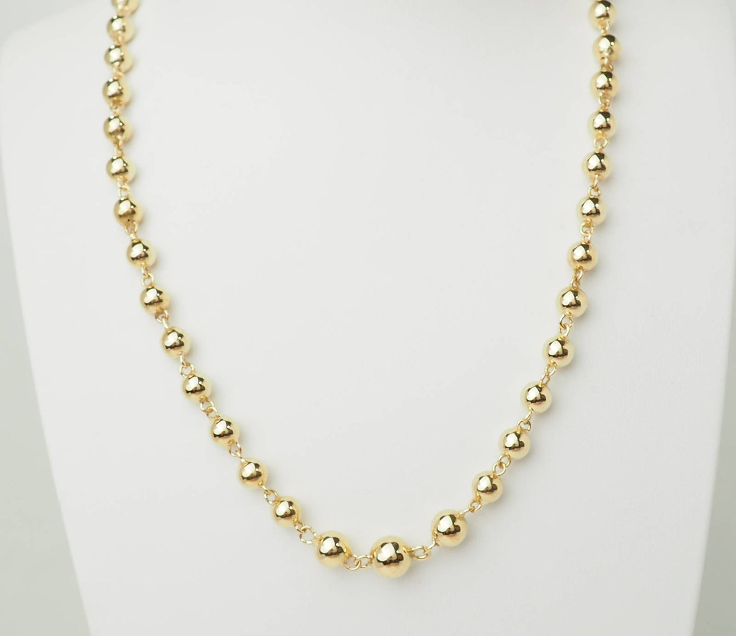Collier boules Marseillais en en or rose