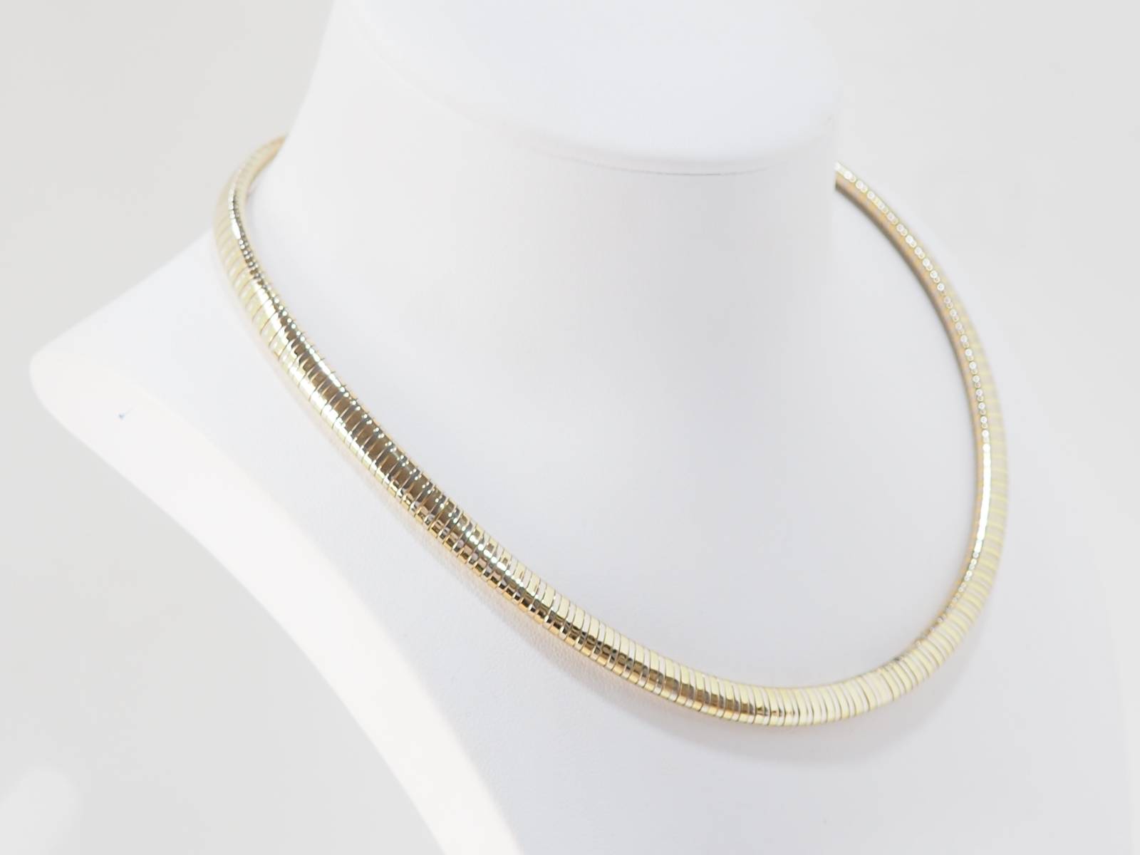 Collier Cartier Tubogas 2 ors vintage