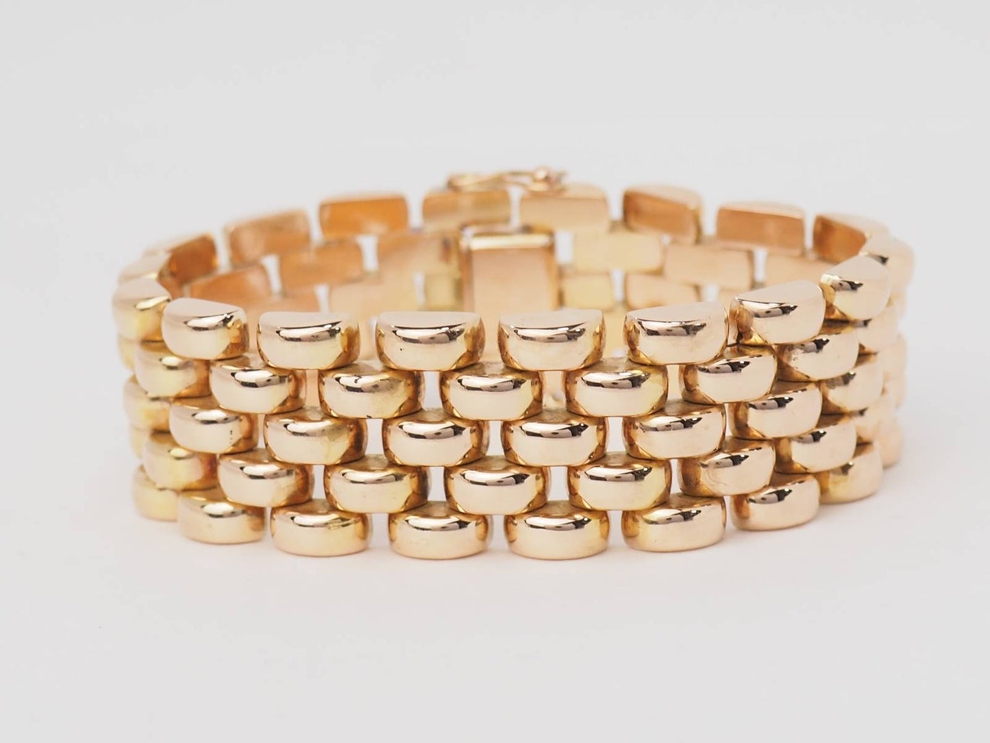 Bracelet Grain de riz en or rose en vente à Marseille