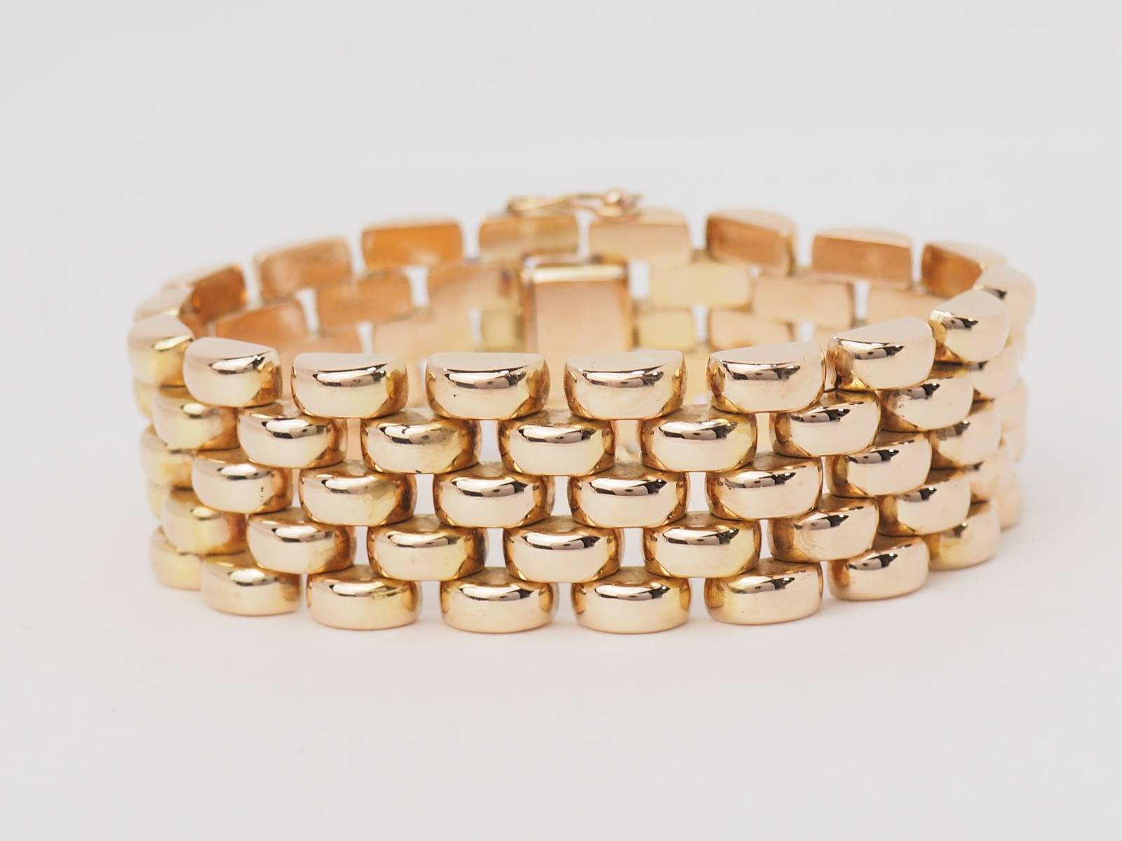 Bracelet Grain de riz en or rose en vente à Marseille