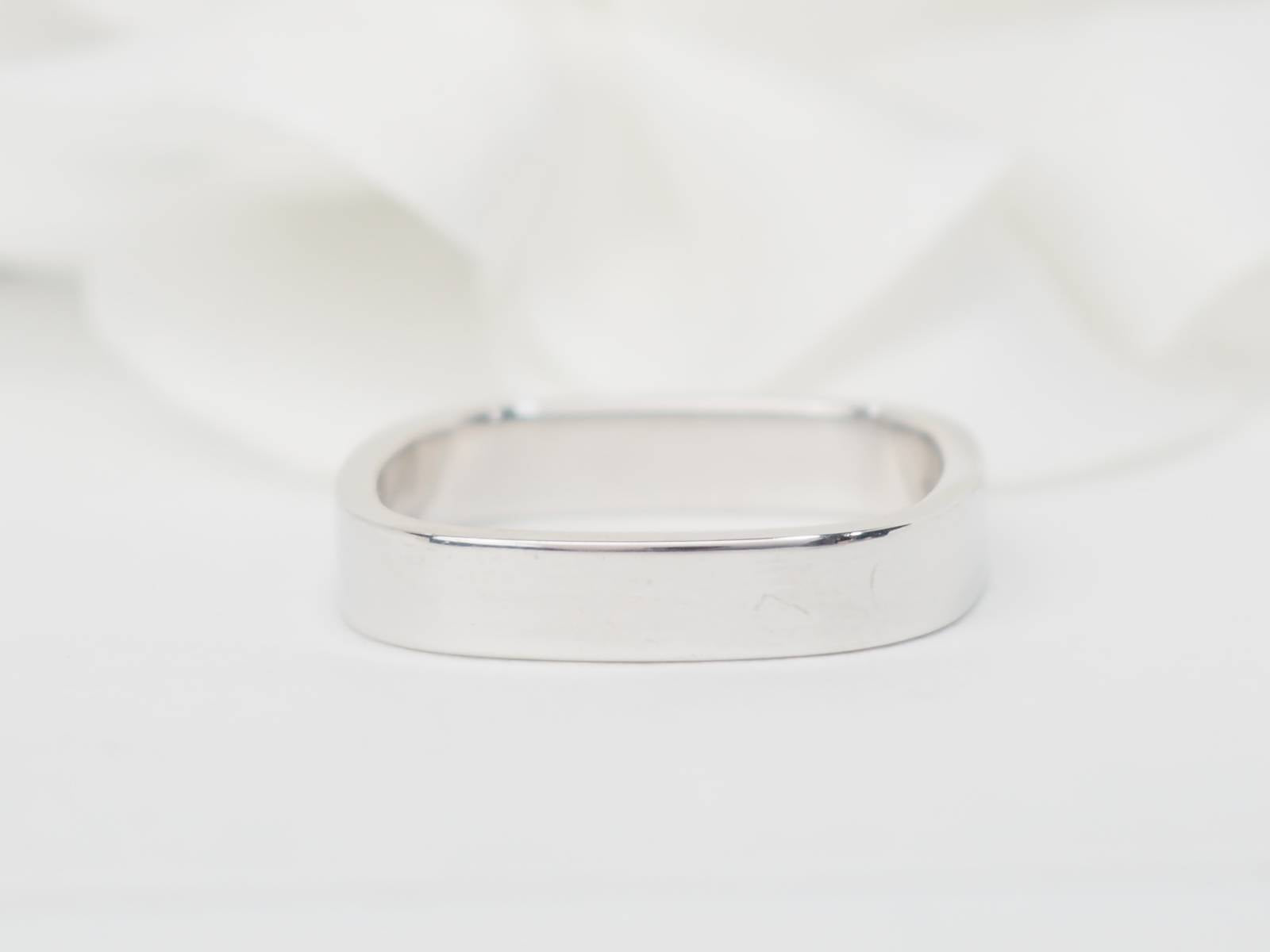 Alliance Dinh Van Carrée en or blanc