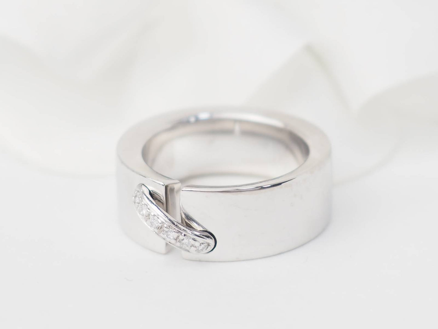 Bague Chaumet Lien en or blanc et diamants