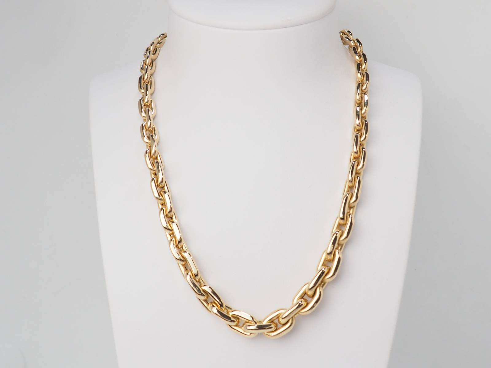 Collier maille forçat limée en or jaune en vente à Marseille