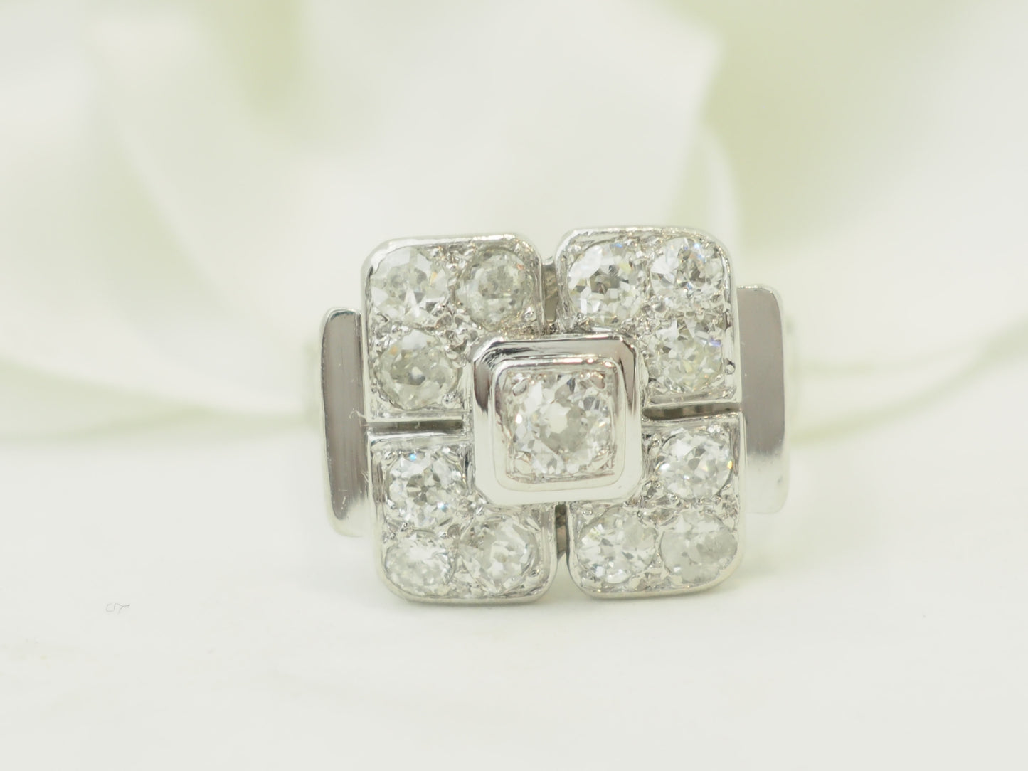 old cut diamond ring