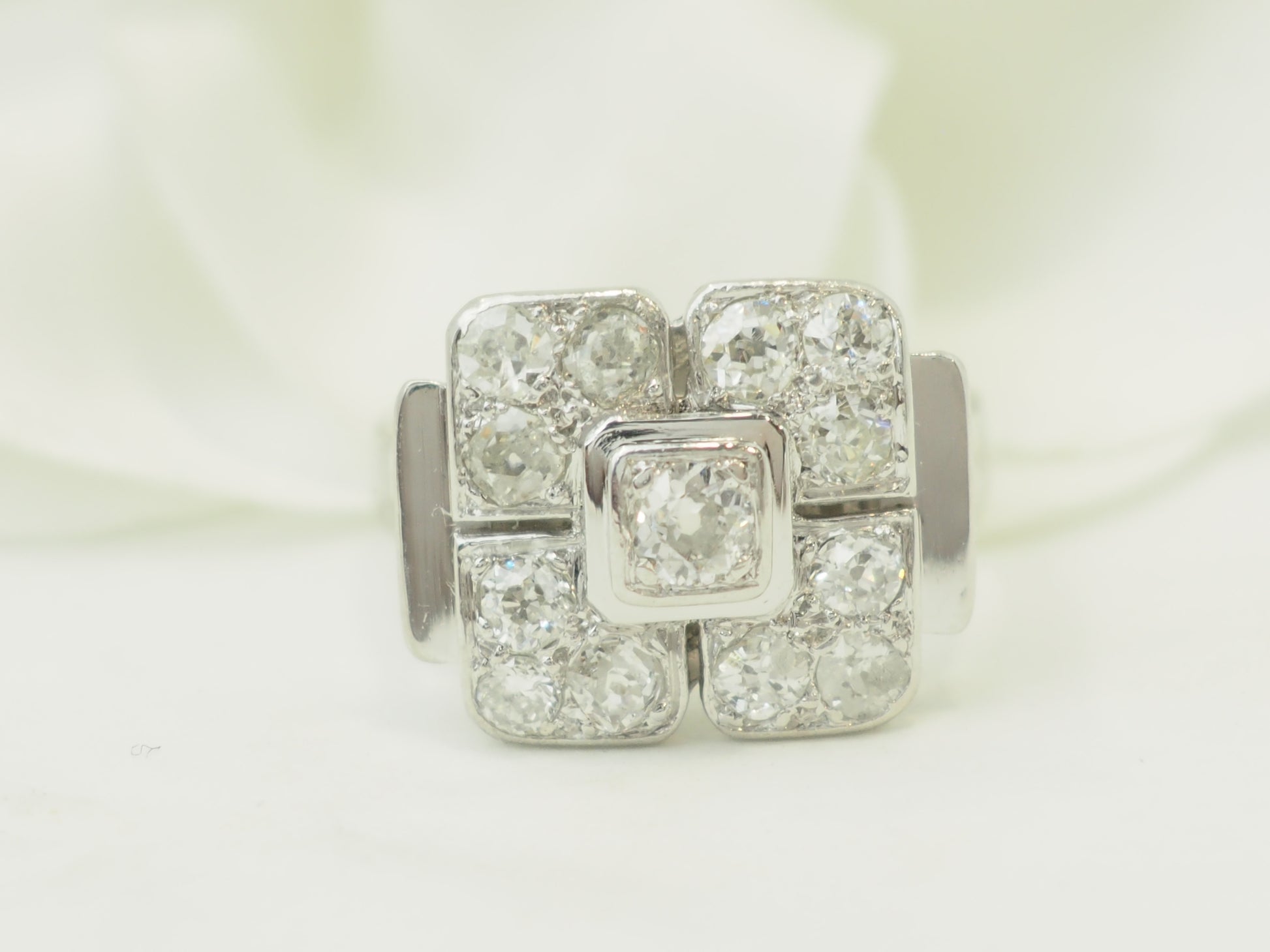 old cut diamond ring