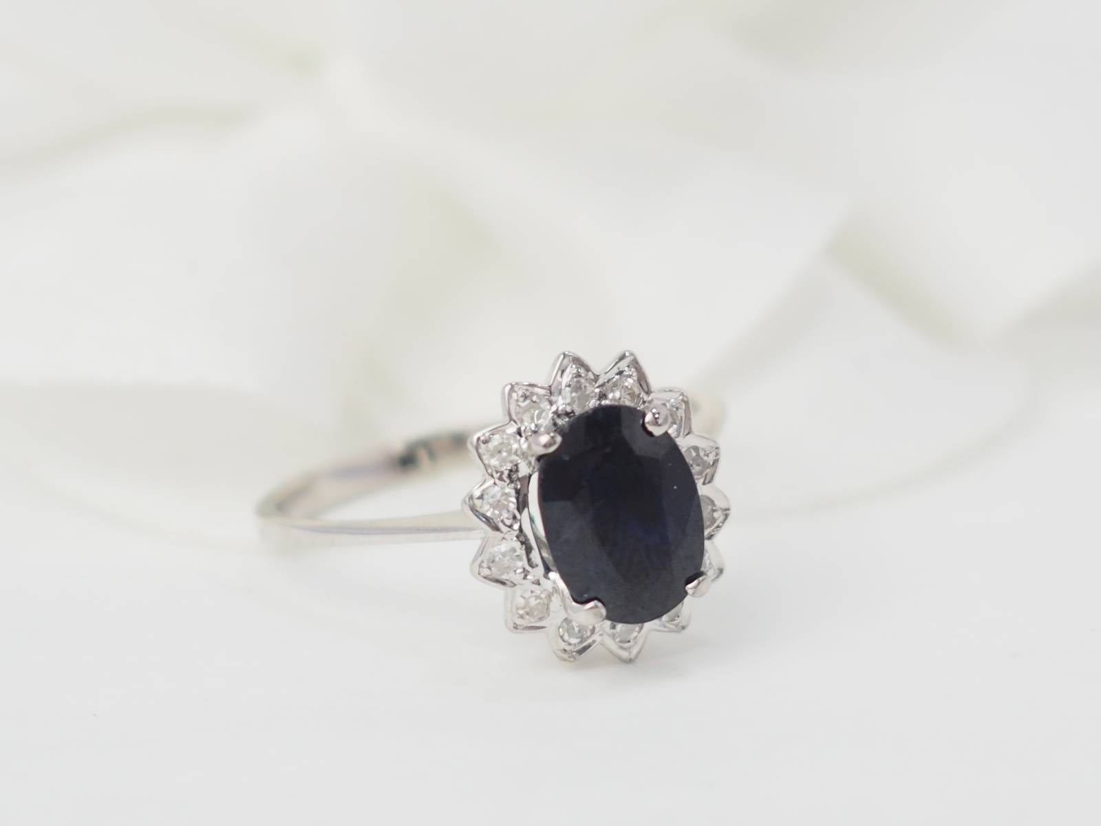 idée de bague avec un saphir 
